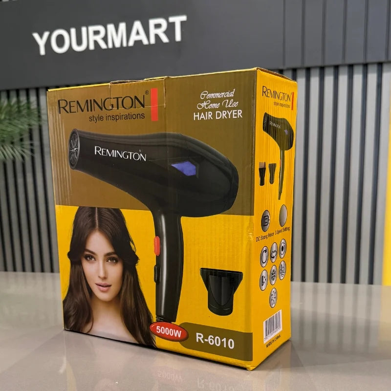 R-6010 Professional Ionic Hair Dryer with 3 Speed Settings and DC Strong Motor