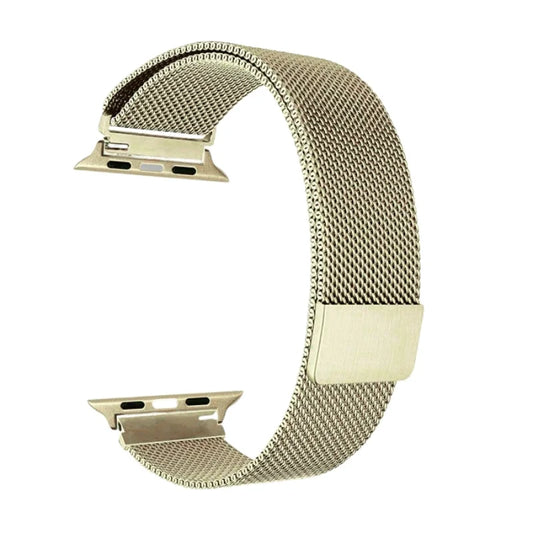 Soft Gold | Milanese Magnetic Loop Strap for Smartwatch | Stainless Steel Band | 42mm / 44mm / 45mm