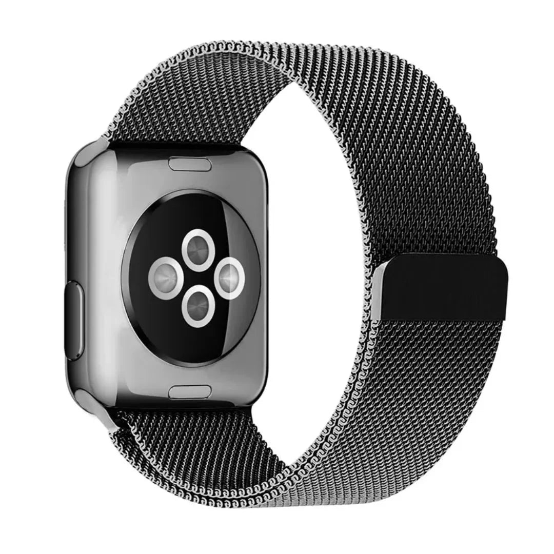 Grey | Milanese Magnetic Loop Strap for Smartwatch | Stainless Steel Band | 42mm / 44mm / 45mm