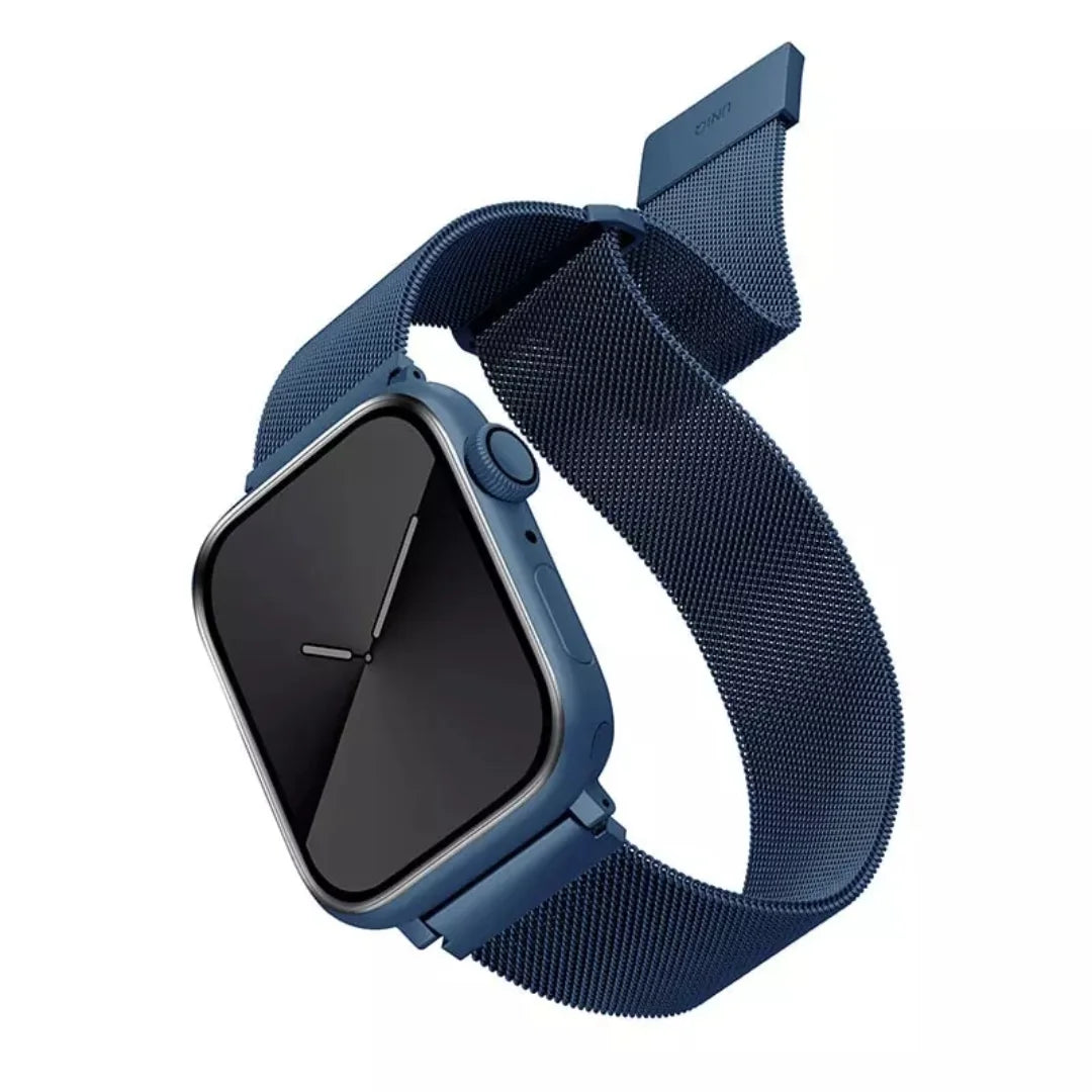 Blue | Milanese Magnetic Loop Strap for Smartwatch | Stainless Steel Band | 42mm / 44mm / 45mm