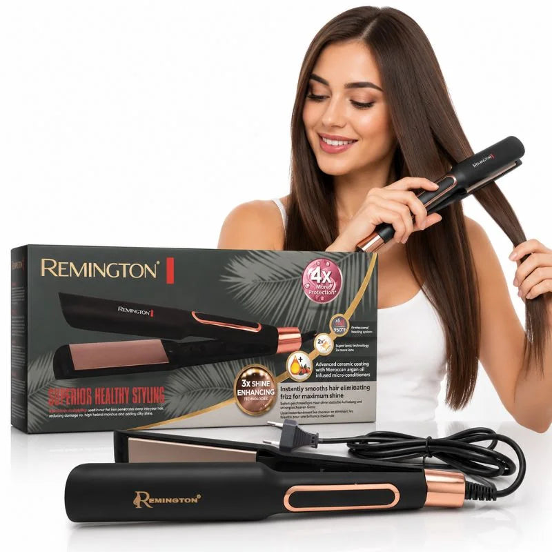 Professional Healthy Styling Hair Straightener | Model FR-2115 | Infrared Technology Ceramic Plates Flat Iron